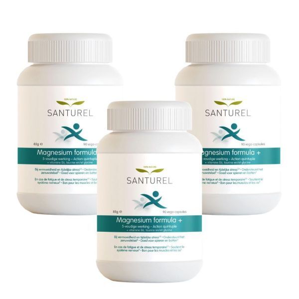 3 x Magnesium: Equilibre musculaire et nerveuse |3 x 90 comprimés 3 x Magnesium: Equilibre musculaire et nerveuse |3 x 90 comprimés